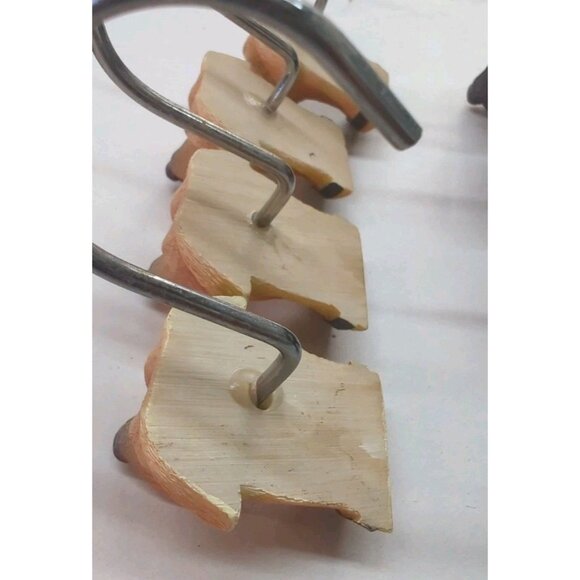 Set of 12 Labrador Retriever Shower Curtain Hooks Black Brown & Blonde Labs - Picture 8 of 14